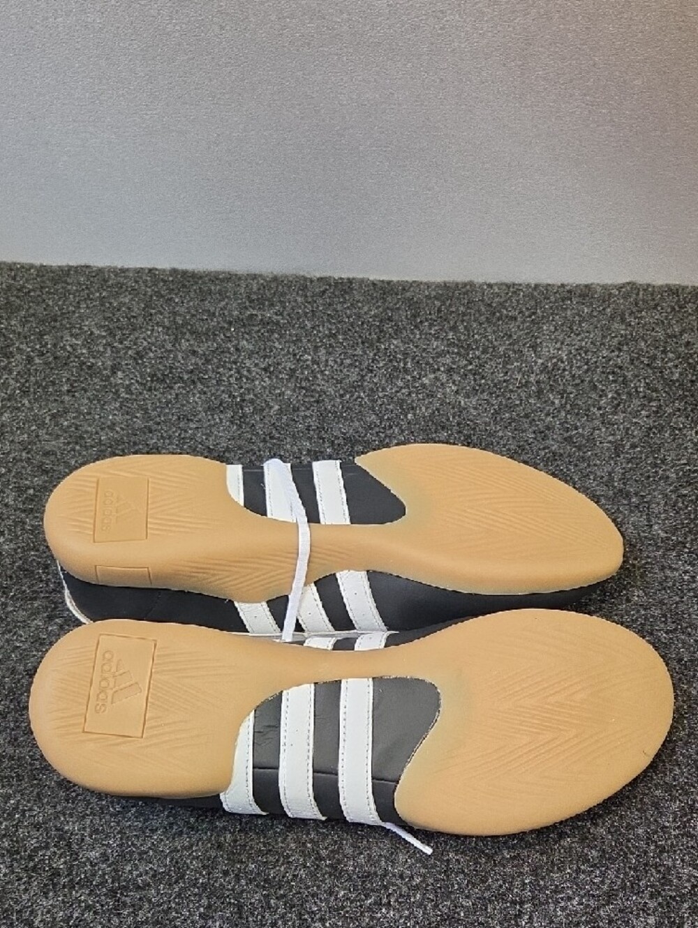 adidas Women’s Black and White Vintage-Inspired Lace-Up Sneakers - Picture 9 of 10